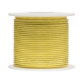 Remington Industries 18 AWG Gauge Solid Hook Up Wire, 250 ft Length, Yellow, 0.0403" Diameter, UL1007, 300 Volts 18UL1007SLDYEL250